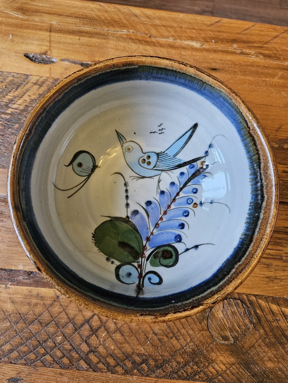 Vintage Hand-Painted Bowl